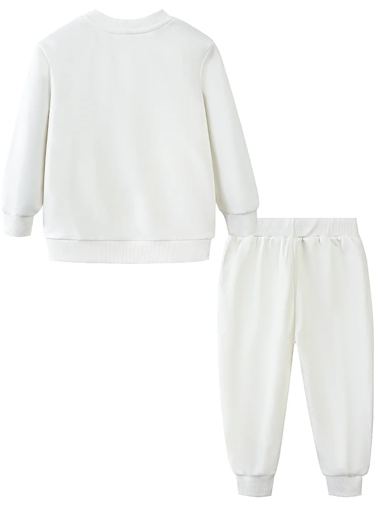 baby sweatshirt suit autumn fashion Newborn Long Sleeve top pants 2pcs set letter print pullover cotton warm trend infant hoodie