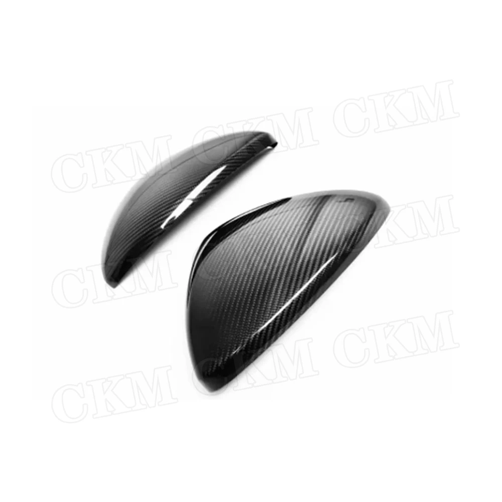 Carbon Fiber Rearview Mirror Cover Caps For Porsche Panamera 2014 2015 2016 Add On Style Door Side Mirror Trim Sticker Covers