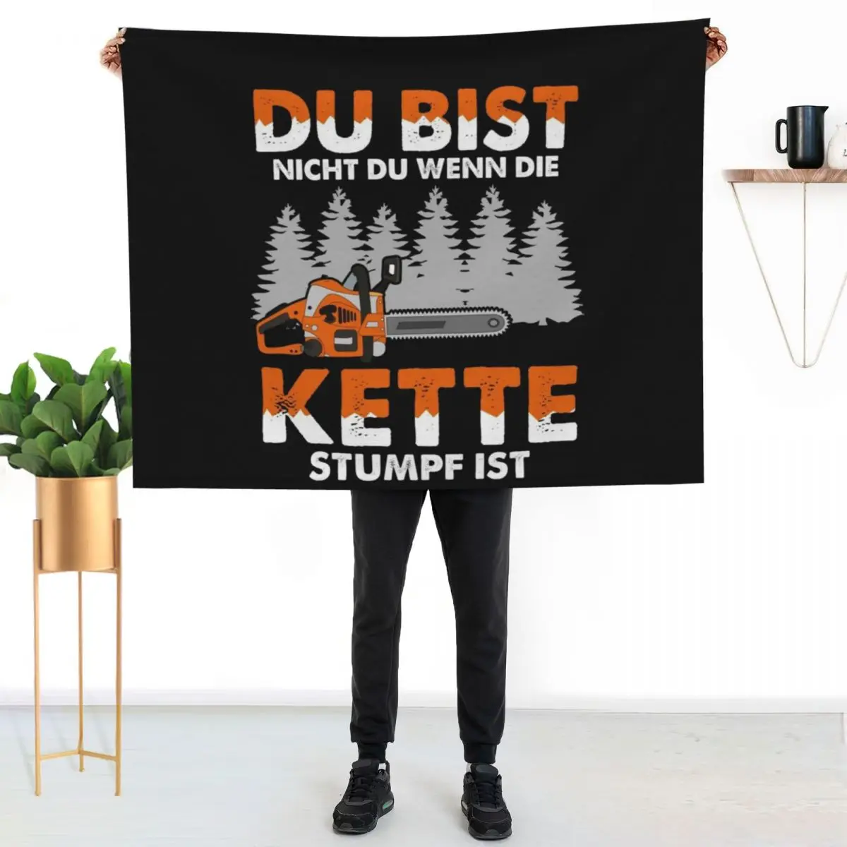 

not you when the chain is stump present Throw Blanket All Season Soft Lightweight Blanket for Home