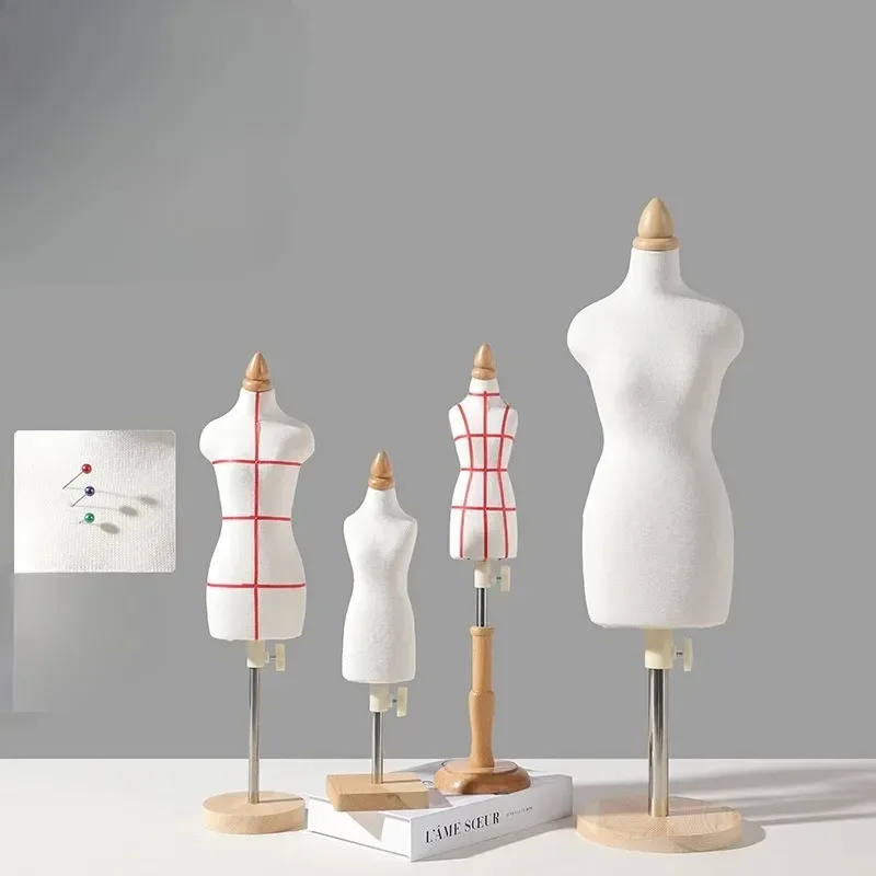 1/2 1/3 1/4 Mini Female Mannequin for Doll Garment Design Display Stand Dollhouse Miniature Ornaments DIY Supplies