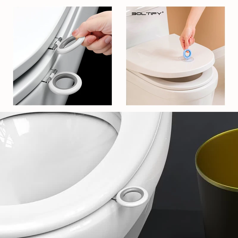 Bathroom Accessories Portable Toilet Seat Lift Toilet Lid Lifter Avoid Touching Toilet Cover Handle Lifting Uncovered Device