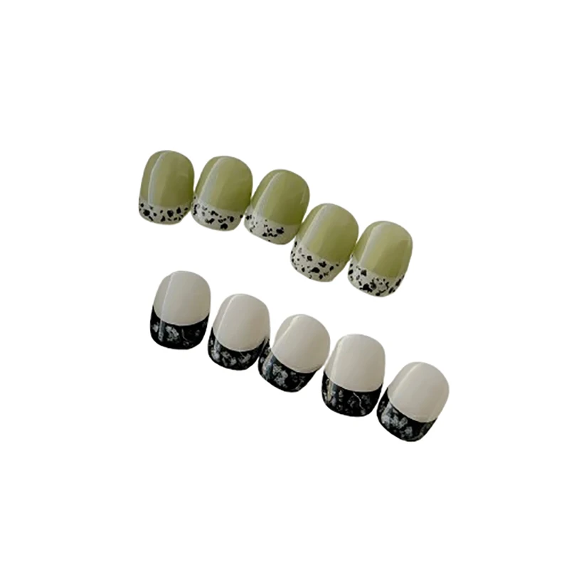 1 caja de polvo de purpurina de cáscara de huevo blanco y negro, huevo de codorniz, lentejuelas irregulares, polvo de Color de mineral Natural, accesorios de decoración para uñas