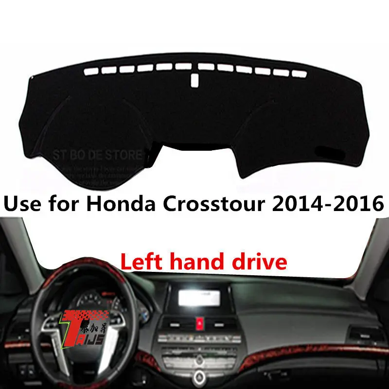 

TAIJS factory high quality anti-dirty Flannel dashboard cover for Honda Crosstour 2011-2016 Left-hand drive