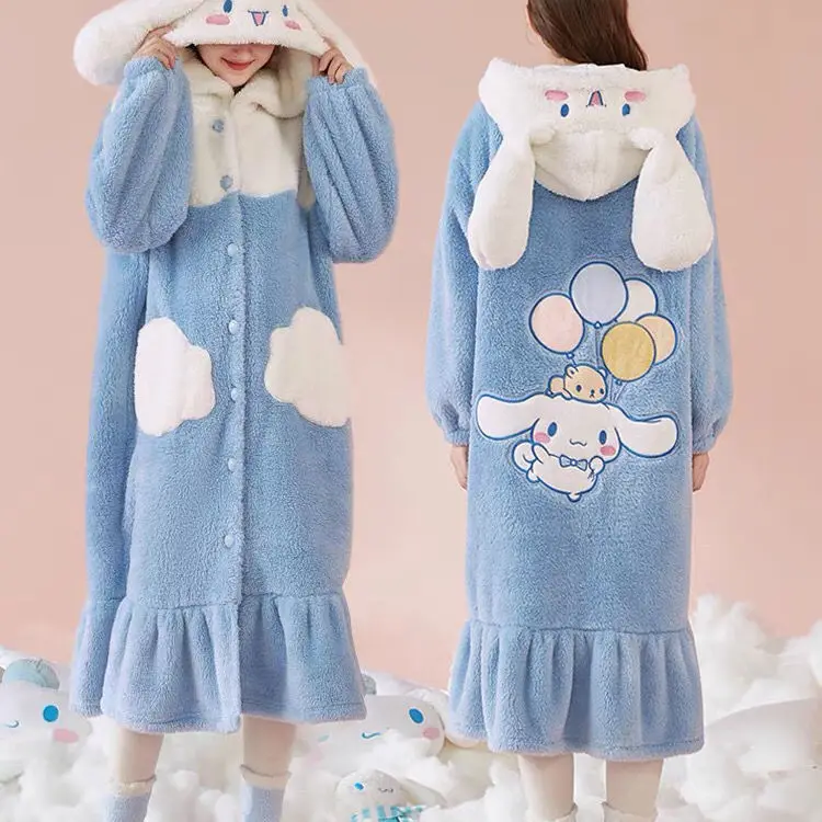 

Новая мультяшная Пижама Sanrio Ins Kawaii Cinnamoroll, женская тонкая Домашняя одежда с короткими рукавами Mymelody Kuromi, милый подарок для детей