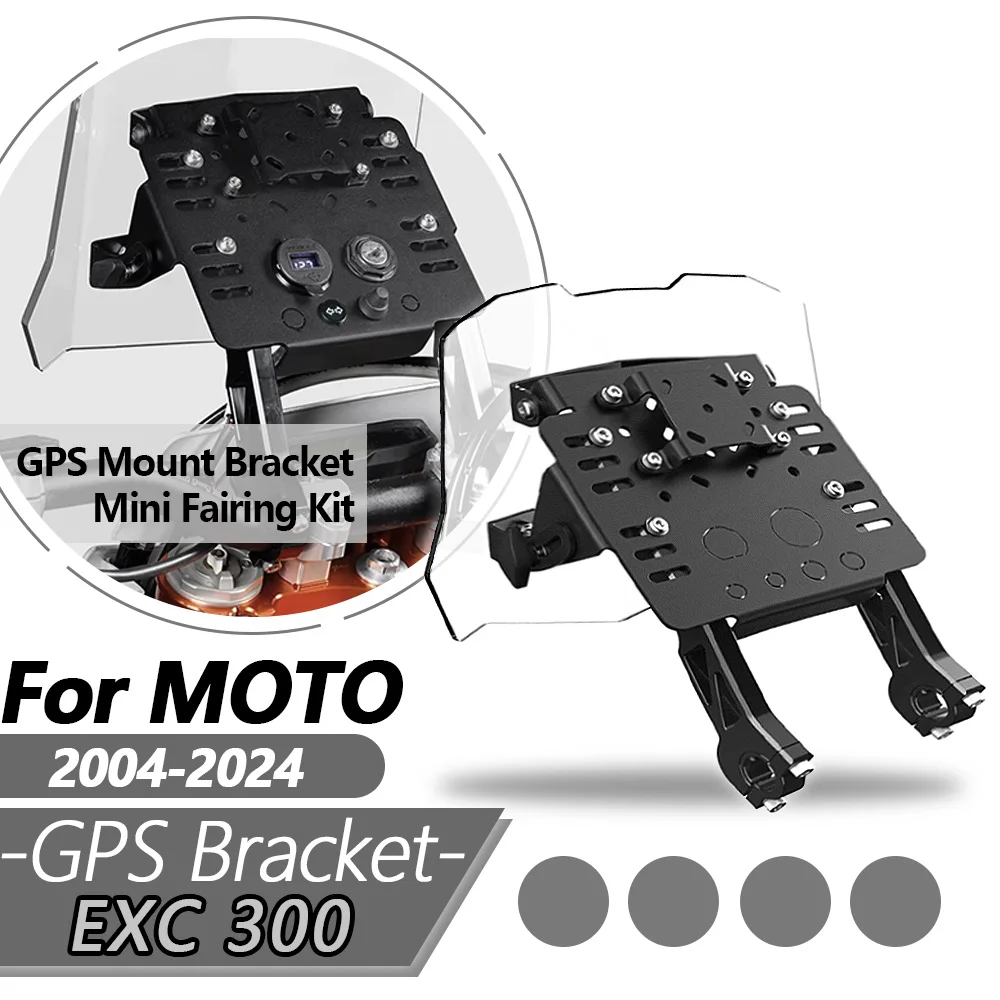 MOTO GPS Mount Bracket Mini Fairing Kit For EXC SMC SX Enduro SXF TE300 EX300 701 Enduro 700 SM ES CRF KXF DRZ RMZ RMX SE SEF