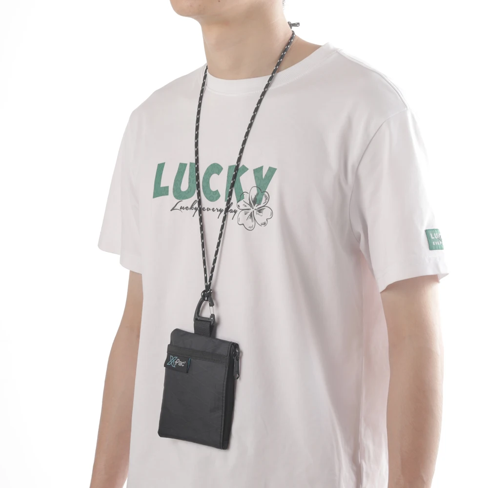 키 카드 이어폰 및 현금 보관에 적합한 여행용 남성과 여성을 위한 미니 EDC 목 지갑 동전 지갑