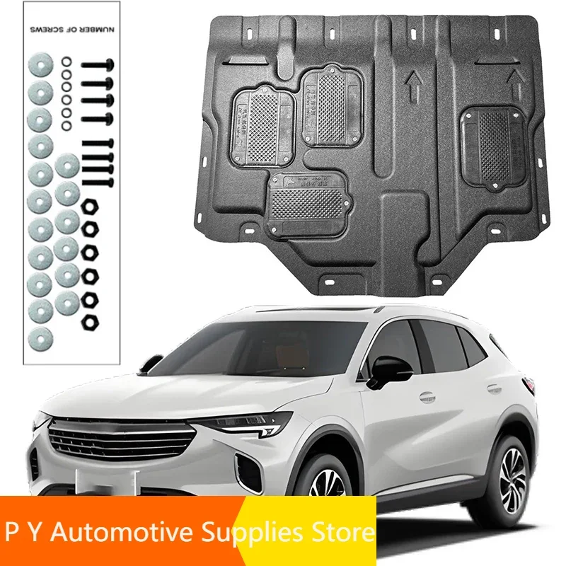 

Under Engine Guard Splash Shield Mud Fender Cover Plate Fender Mudguard Protector For Buick ENVISION S 2020-2024 2.0T Car Black