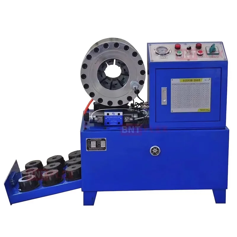 CE certificates 2 inch pipe crimping machine 220v or 380v electric BNT68 hydraulic hose presses with 10 sets of dies