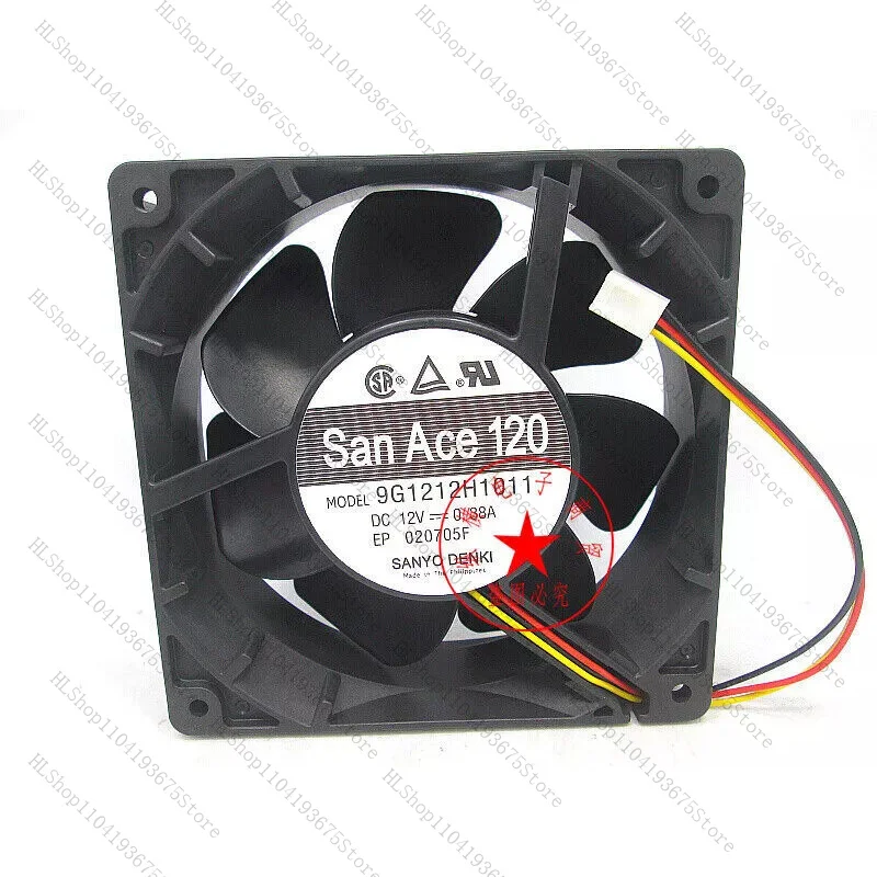 

for Sanyo 9G1212H1011 120*120*38MM 12V 3-wire cooling fan