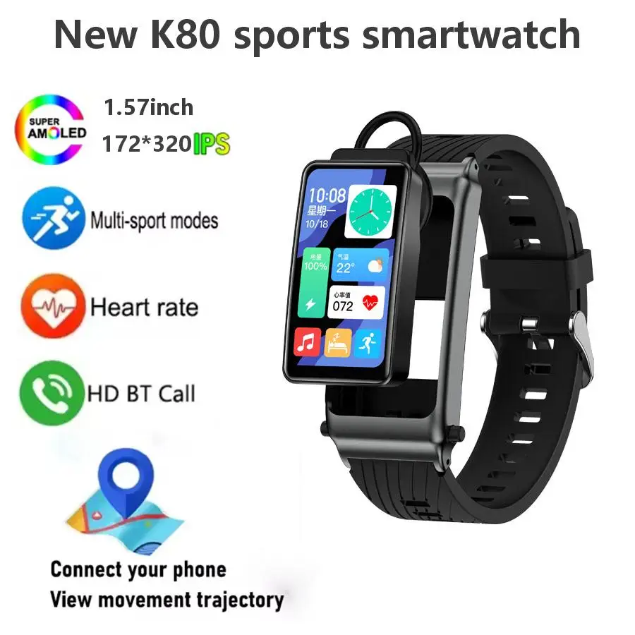 

1Pc Smart Phone Watch Unisex Fashionable and Simple Smart Phone Watch Can Be Connected to a Mobile Phone to Make and Receive Calls, with Functions Such as Monitoring Heart Rate, Blood Pressure, and Ecg, a Gift for Family and Friends