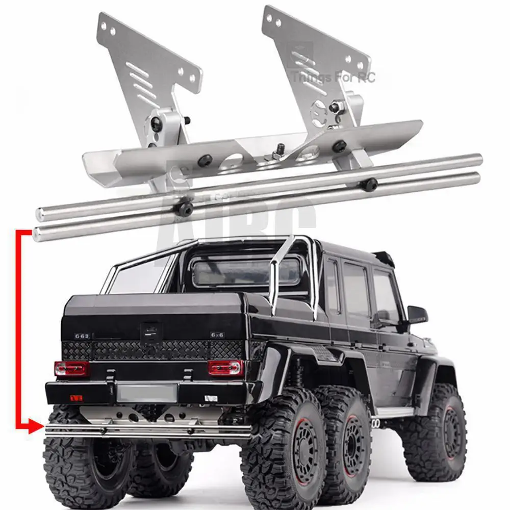 

metal rear bumper chassis protection armor for Trax TRX-4 G500 82096-4 88096-4 TRX-6 6X6 G63