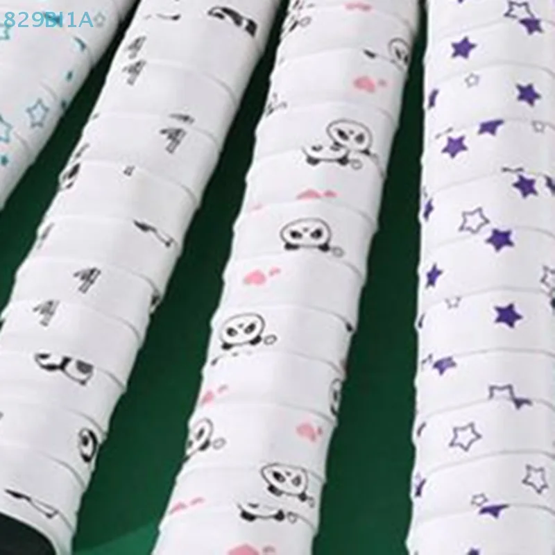 

1Pc Tennis Overgrip Cartoon Design Shockproof Sweat Absorbent Non Slip PU Handle Grip Tape For Tennis Badminton Squash Rackets