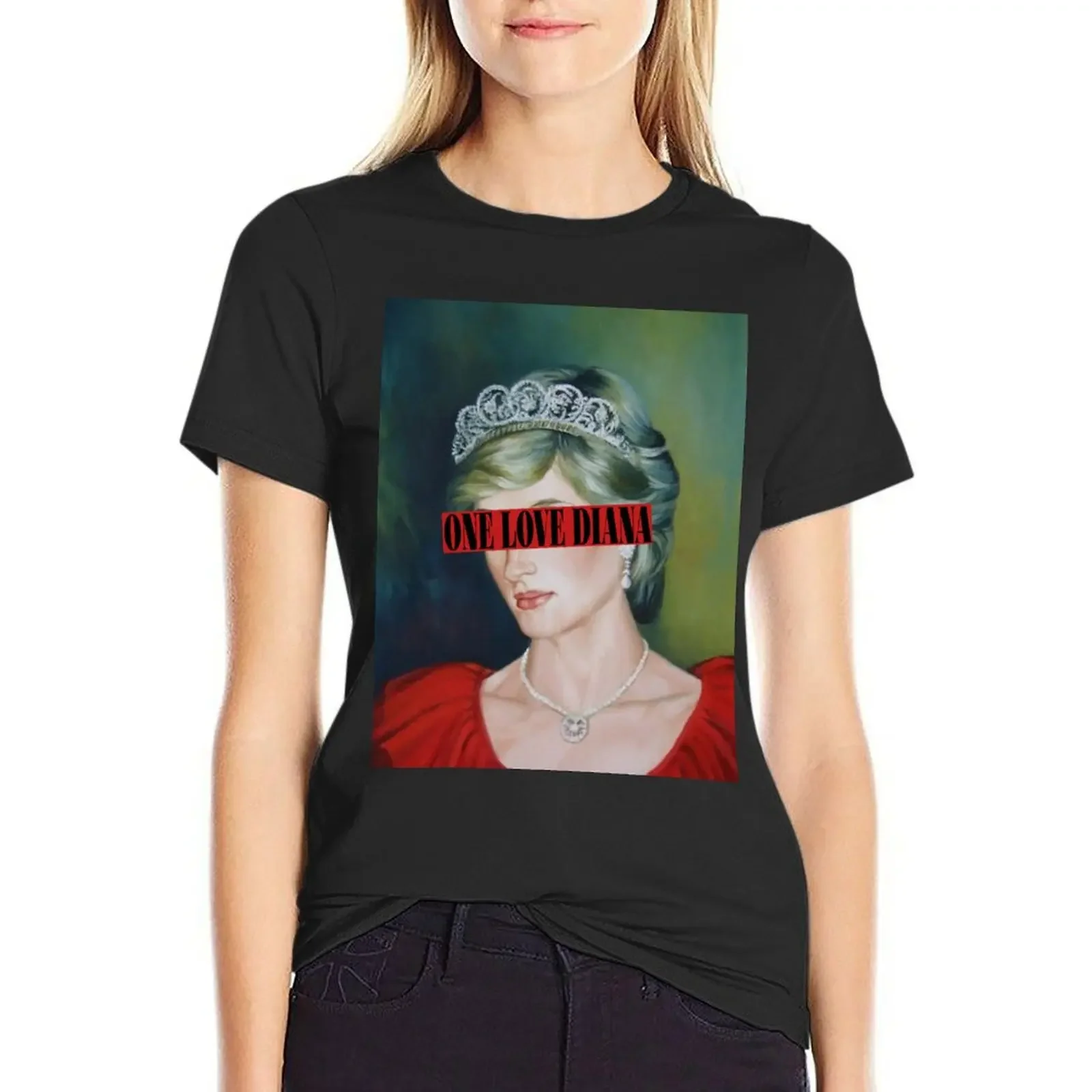 

One love Diana T-Shirt hippie clothes sports fans cute clothes kawaii clothes plain t shirts for Women
