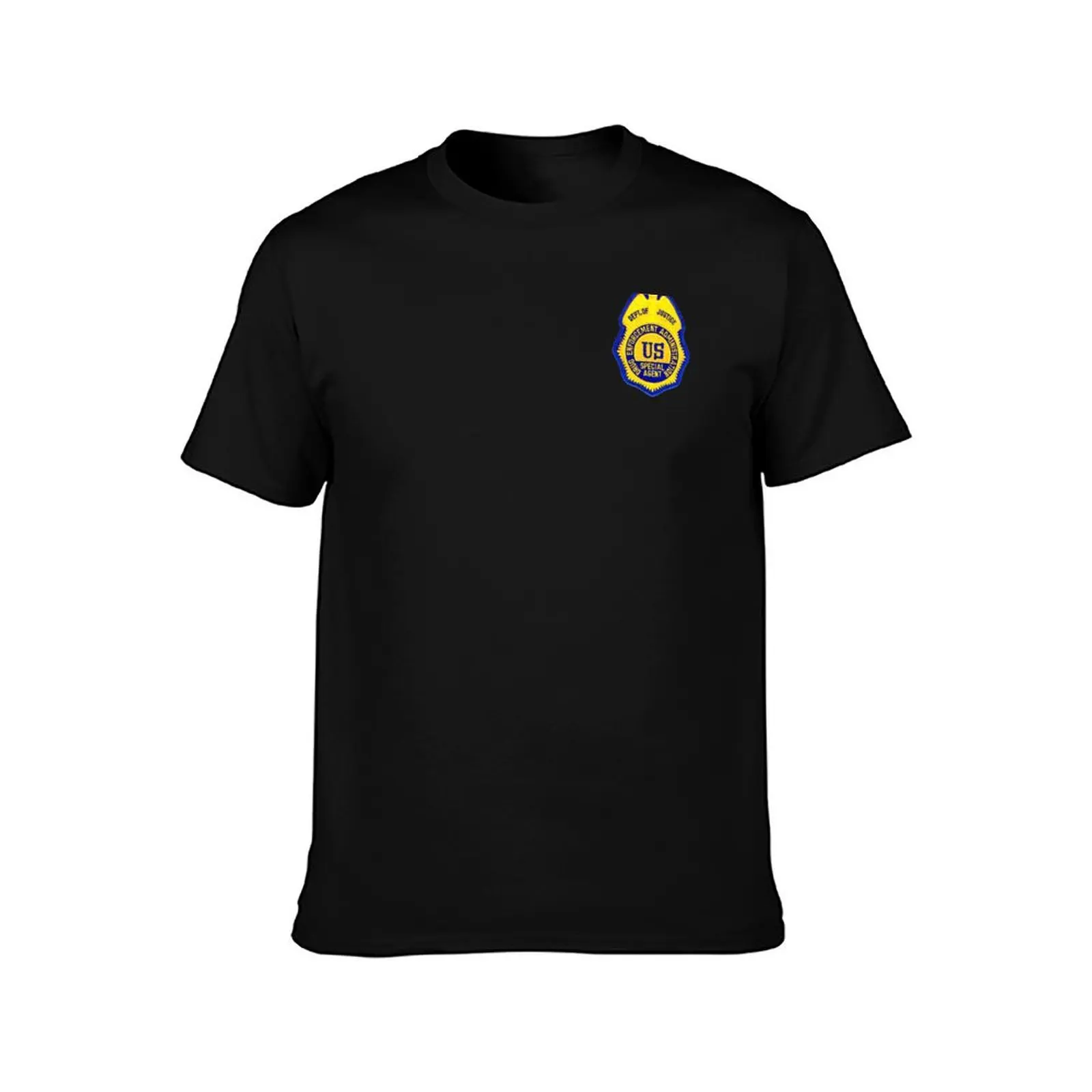 DEA Special Agent T-Shirt Plus Size Gym Sports T-Shirt
