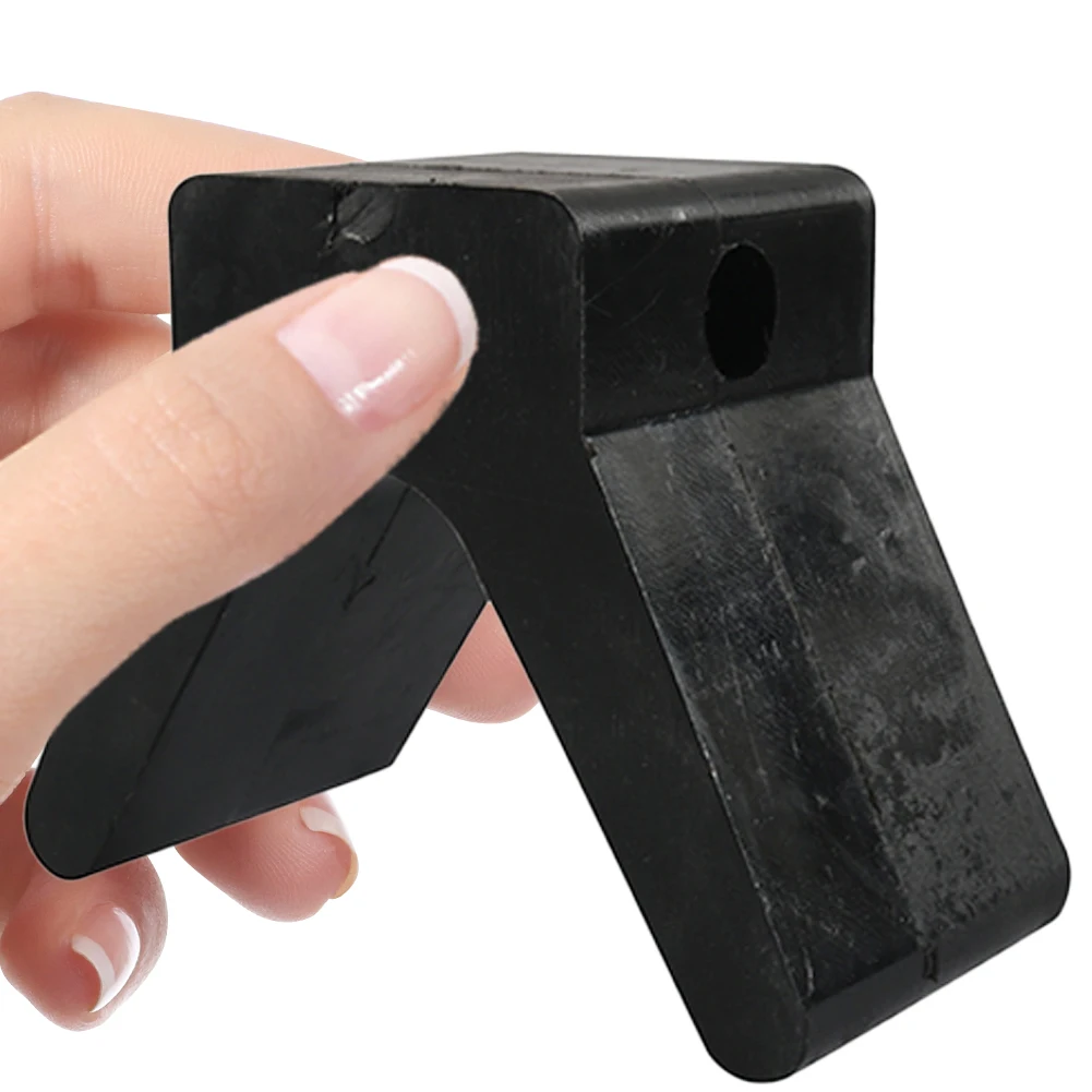 

2 Inch V-Style Bow Stop Non Marking Boat Bow Stop Trailer Stopper 1/2In Mounting Hole Diameter for Boat Trailer Roller Parts