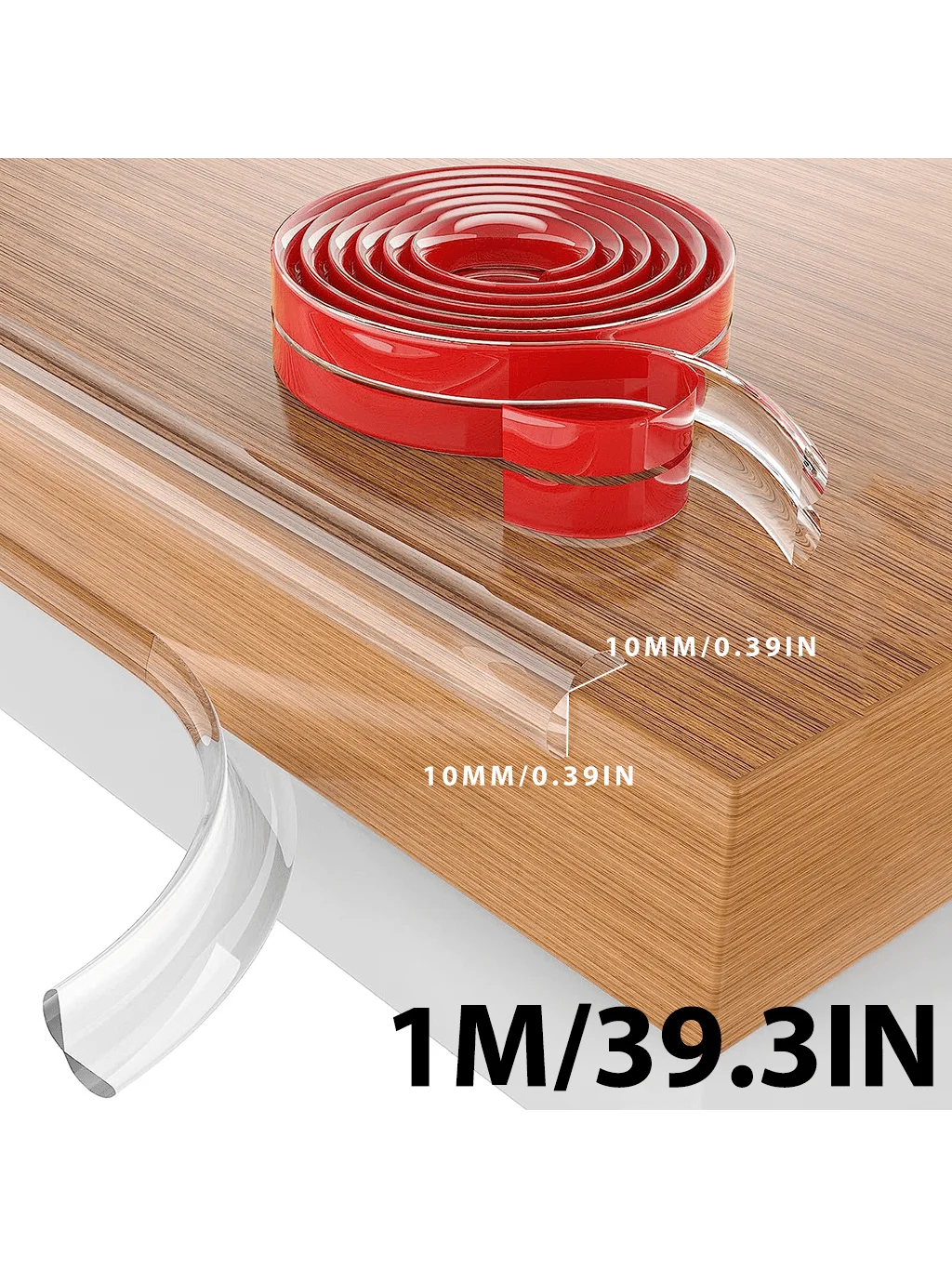 1m/3m/4m/5m Kantenschutzstreifen L-förmige Eckenschützer Tischeckenschützer für Möbelschutz | Proof Corners und E