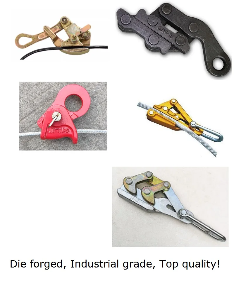 

Зажим для стальных канатов 3T-6T, тип «персик», для электромонтажных работ, инструмент для натяжения и затяжки, зажим для заземляющих проводов, тип SD, Германия