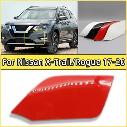 Auto Front Bumper Tow Hook Eye Cover Lid for Nissan X-Trail Rogue 2017 2018 2019 2020 Hauling Towing Hook Trailer Cap Garnish
