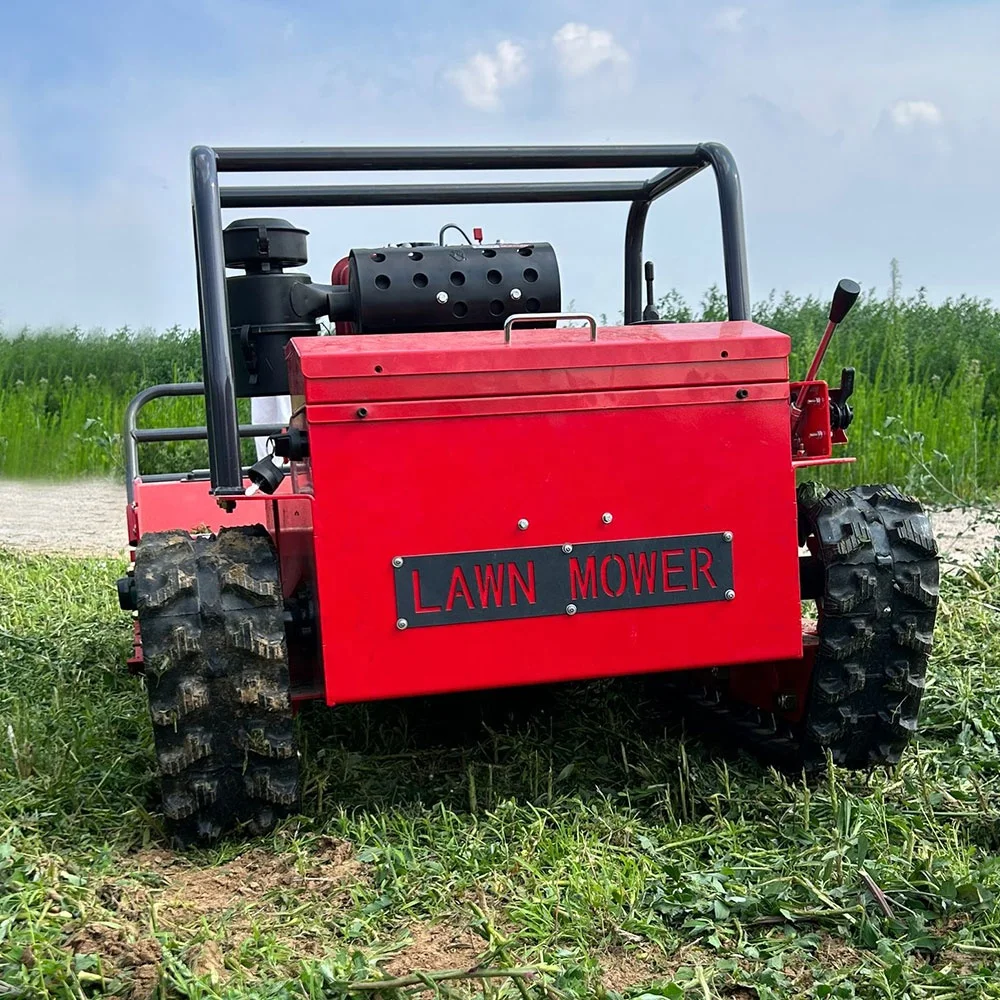 Lawn Mower for Farm Garden  Mini Cheap Cutting Grass Machine Removing Machine Best Remote Control Lawn Mower Grass Trimmer