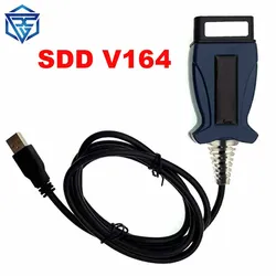 Cable de herramienta de diagnóstico automático para coche, dispositivo Mongoose SDD V164 JLR Pro J2534 Passthru para Jaguar Land Rover OBD2, escáner compatible con 2005-2017 SDD PRO