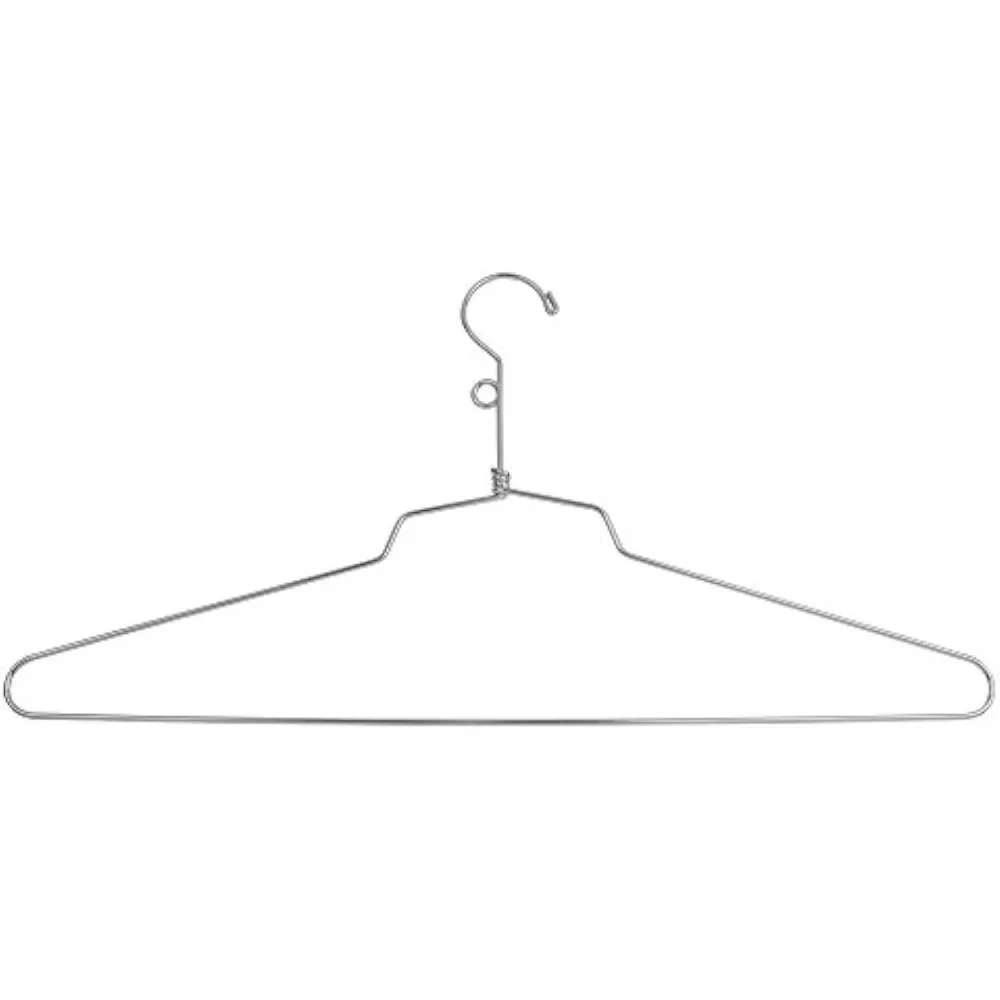 

Commercial Blouse and Dress Hanger With Loop Hook Steel Home Accessories 18" (Pack of 100) Freight Free Freight Free Laundry