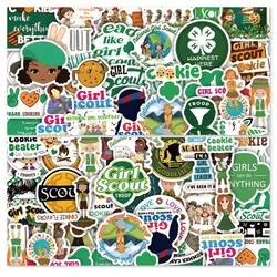 10/30/50pcs Girl Scout Cartoon Graffiti Sticker Phone Laptop Car Water Cup Guitar Diy Kids Toys Waterproof Decorative Sticker