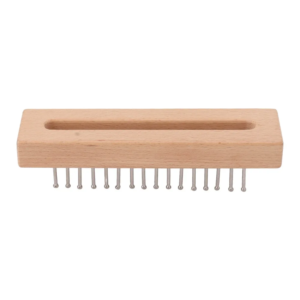 

Beech Wood Knitting Loom Simple Design Wooden Material Knitting Tool Handmade Style Portable Weaving Machine Sock Weaving