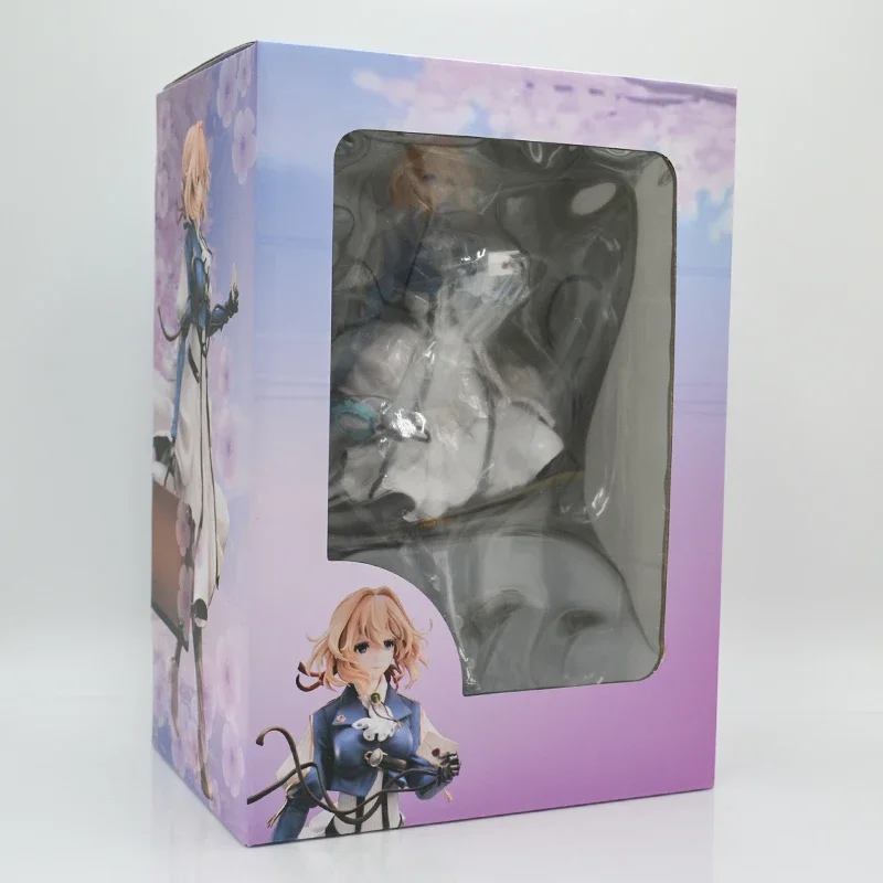 Violet Evergarden – Figura Anime 17,5 Cm In PVC, Statua Da Collezione Per Appassionati, Regalo Originale Per Natale E Compleanno