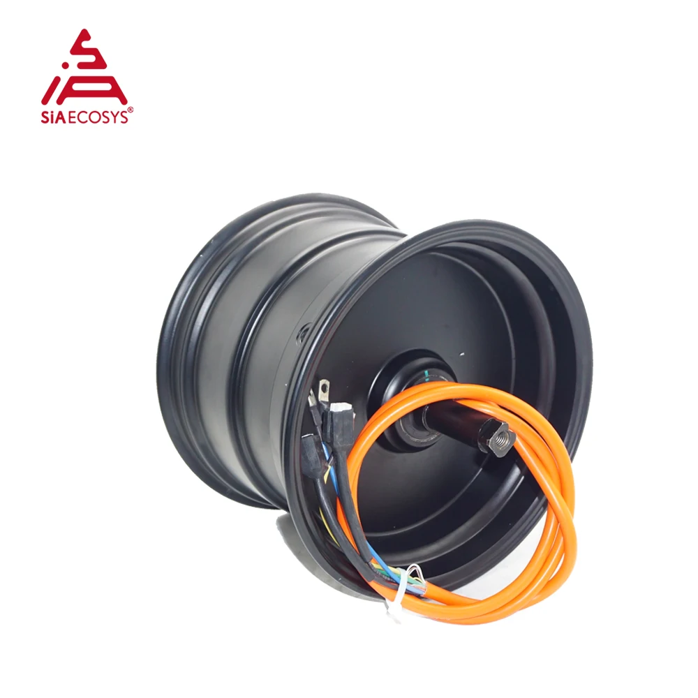 QS Motor 10x7.5inch 212 2000W Hub Motor BLDC Brushless Electric Car Hub Motor