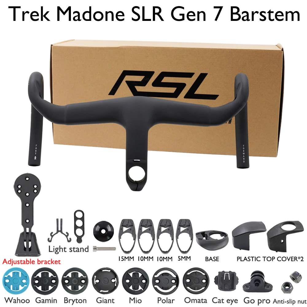 

SLR Gen7carbon fiber road bike integrated handle for SLR 7th generation frame,built-in cable,black matte integrated curve handle