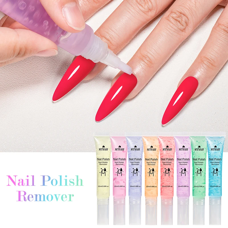 8-Farben-Nagellackentferner, schadet den Nagel, keine Beschädigung, keine Stimulation, entfernt schnell und leicht Nagellack, Maniküre-Nagelzubehör