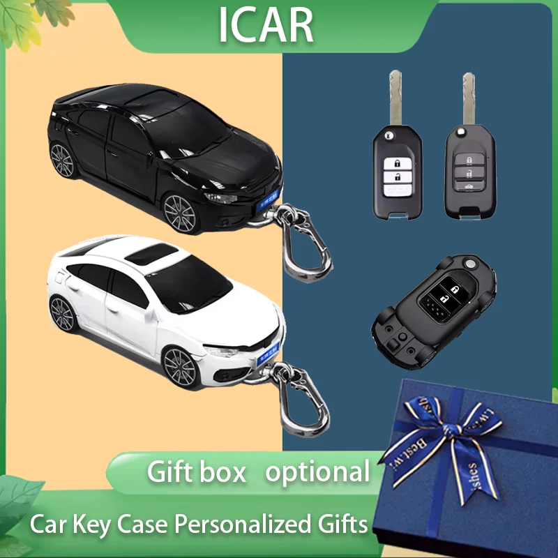 

2 3 Button for Honda Civic Car Model Key Case for XRV CRV Accord City Jazz Marina Flip Protective Personalized Gift Accessories