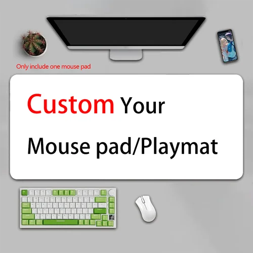 Imagen 2 del producto Alfombrilla de ratón personalizada, alfombrillas grandes para mesa de juegos de oficina y ordenador, alfombrillas de ratón antideslizantes de goma para teclado de juegos, alfombrillas de escritorio largas