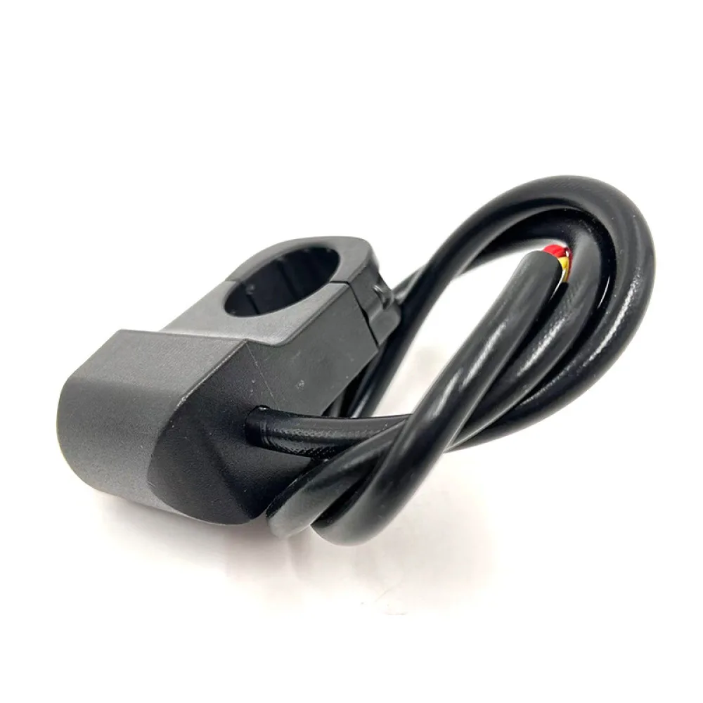Motorcycle Handlebar Spotlight Switch Aluminum Alloy Self Locking Self Reset Button With LED Indicator For Ebike Scooters