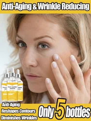 Firming Facial Serum Anti-Wrinkle Anti-Aging Remove Fine Lines Crow's Feet Fade Spots Whitening Brightening Skin Care Essence