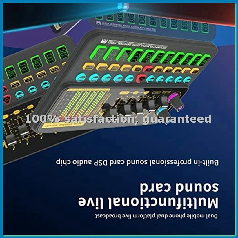 

Плата звуковых эффектов K500, мобильный телефон, компьютер, живая звуковая карта, звуковая карта с микрофоном для изменения голоса для телефона/компьютера-VVNB