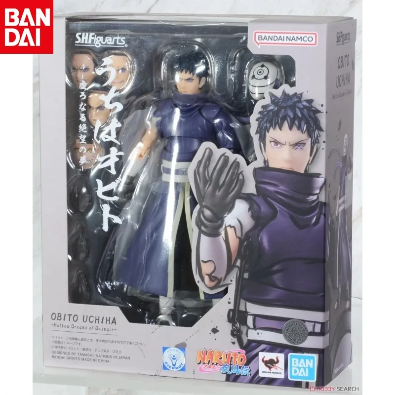 

Bandai Genuine Shf Naruto Uchiha Obito Joint Movable Doll Hand Model Spot Holiday Gift