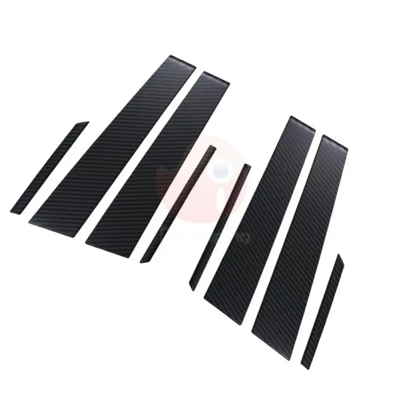 8Pcs Sus304 Stainless Steel Window Pillar Cover Trim Car Styling Accessories for Toyota C-Hr Zyx10/ngx50 Car Stickers