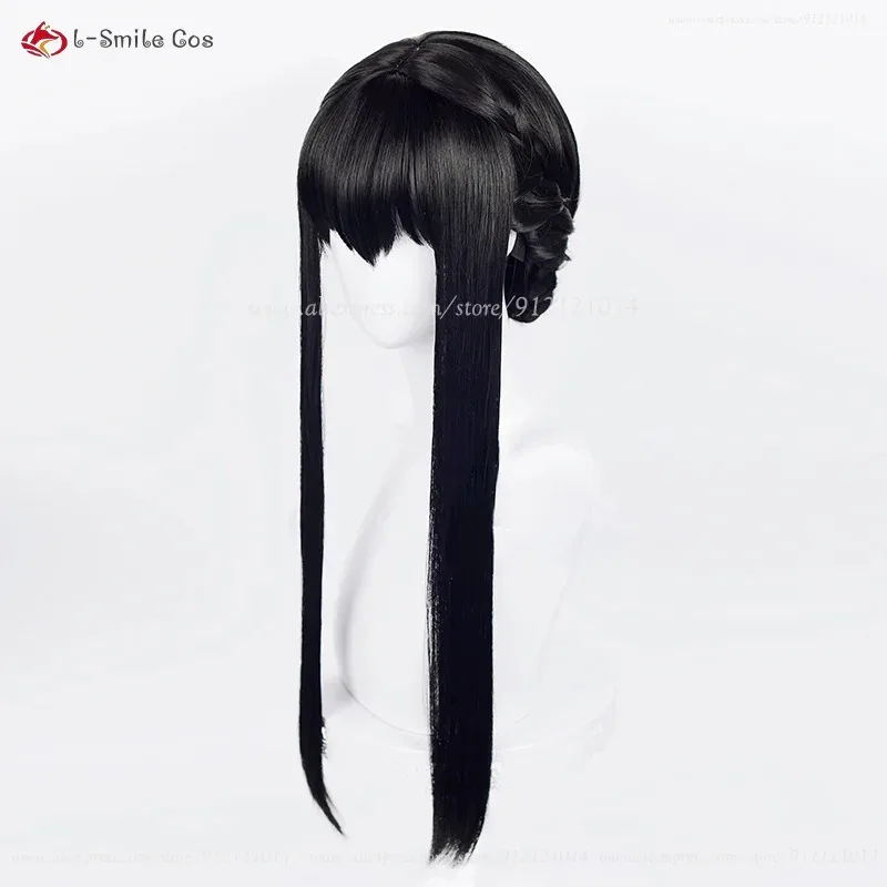 111 www أنيمي جاسوس شعر مستعار يور مزور تأثيري 80 سنتيمتر أسود مستقيم الباروكات مقاومة للحرارة الاصطناعية الشعر هالوين + ث