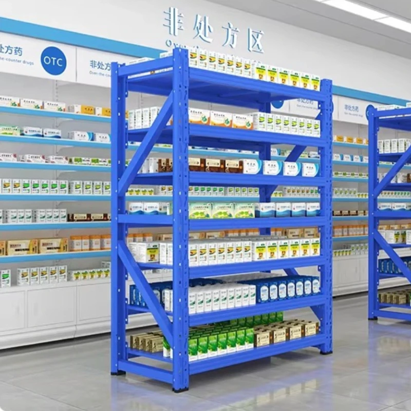 Super Strong Load-bearing Warehouse Shelf Household Express Delivery Heavy Goods Warehouse Shelf Multi-level Storage Racks JT40W