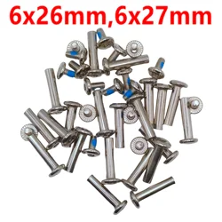 Skate shoes accessories axle bolt screw 6mm diameter 6x26mm 6x27mm 6x35mm