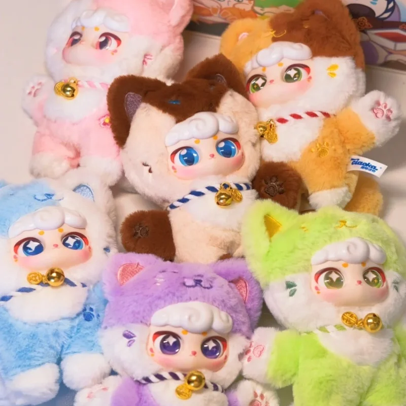 

Кукла Lucky Meow, кулон, слепая коробка, аутентичная игрушка-сюрприз для женщин, подарок на Хэллоуин, день рождения, модная коллекционная модная слепая коробка