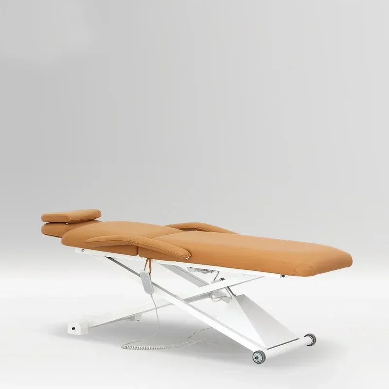 Bohorio Electric Lifting Beauty Bed Adjustable Up Down Massage Physiotherapy Eyelash Treatment Table for Home Use