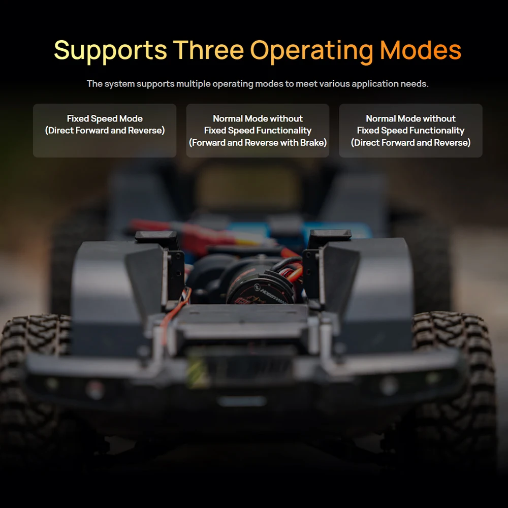 HOBBYWING QUICRUN Fusion 8IGHT SE 2-IN-1 60A 1800KV Brushless Sensored Motor ESC Integrated for 1/8 RC Car Crawler Power System