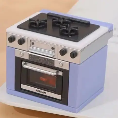 인형 집 미니어처 주방 액세서리 1세트 인형집 시뮬레이션 미니 주방 용품 가스레인지 모델 장식