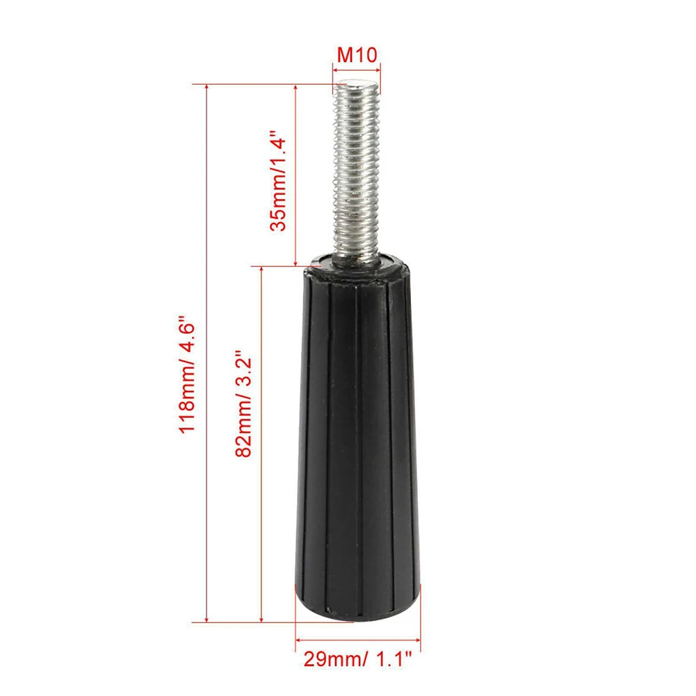 High Quality Miter Saw Handle Adjustment 11.8 X 3cm 255mm Miter Saw Adjusting Handle M10 Thread M10x35mm Metal/Plastc