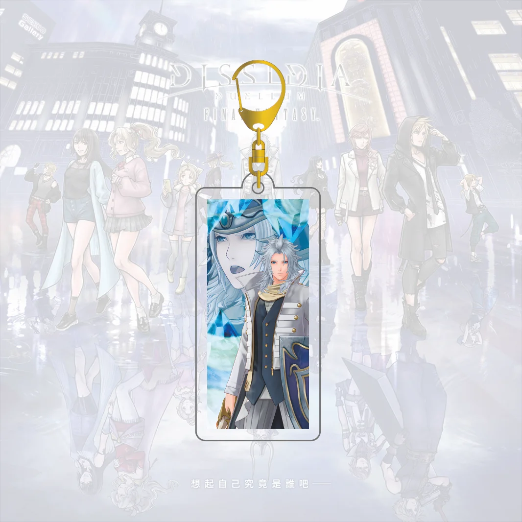 DISSIDIA DUELLUM FINAL FANTASY Acrylic Keychain Cloud Strife Sephiroth Lightning Noctis Game Bag Charm Backpack Pendant Collecti