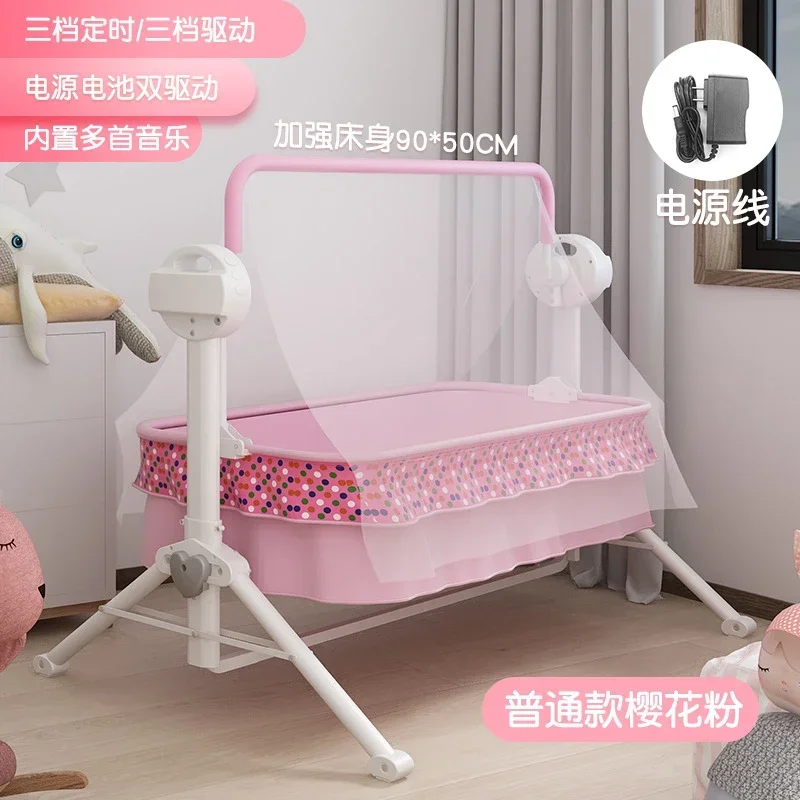 Baby Rocking Chair Baby Sleeping Comforting Device Baby Rocking Chair Recliner Automatic Comfort Foldable Rocking Bed