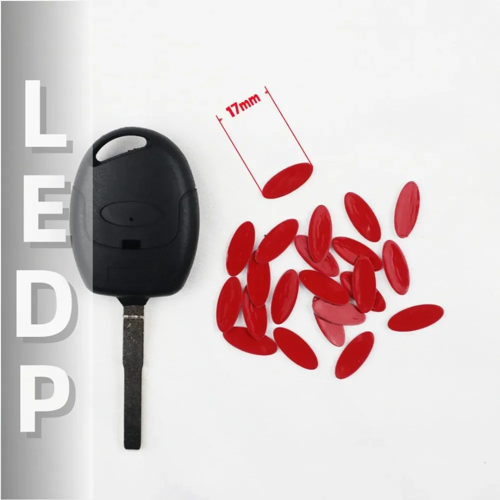 Xch 25mm/17mm Car key suitable decorative logo sticker car remote key accessory suitable for Ford series cars