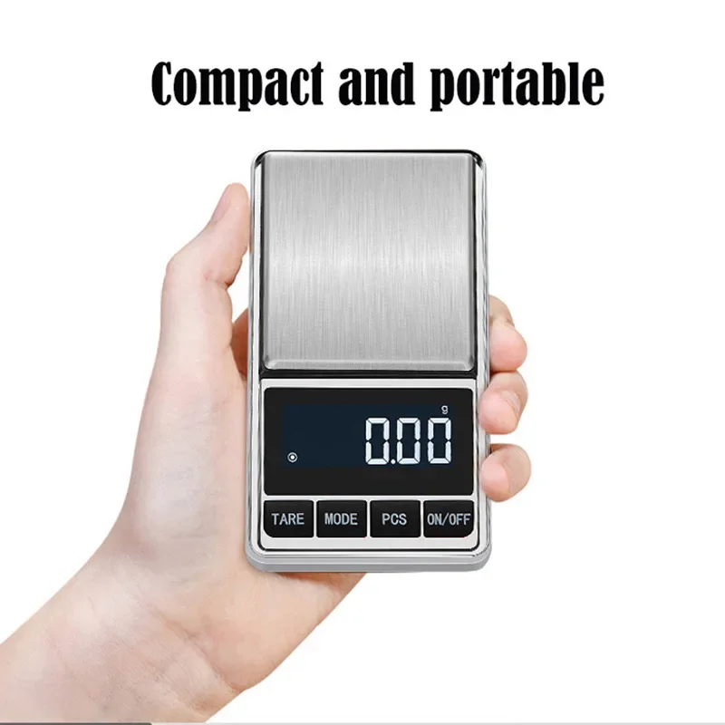 0.01g Precision Pocket Scale Digital Electronic Gold Jewelry Carat Diamond Balance Mini Mg Scales Portable Weighing